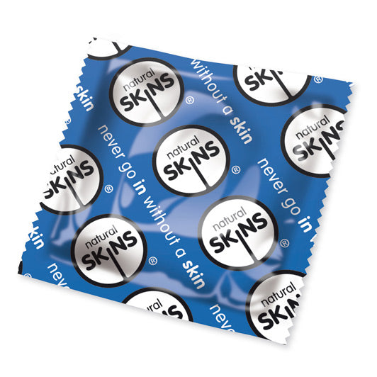 Skins Natural x50 Condoms (Blue) - APLTD